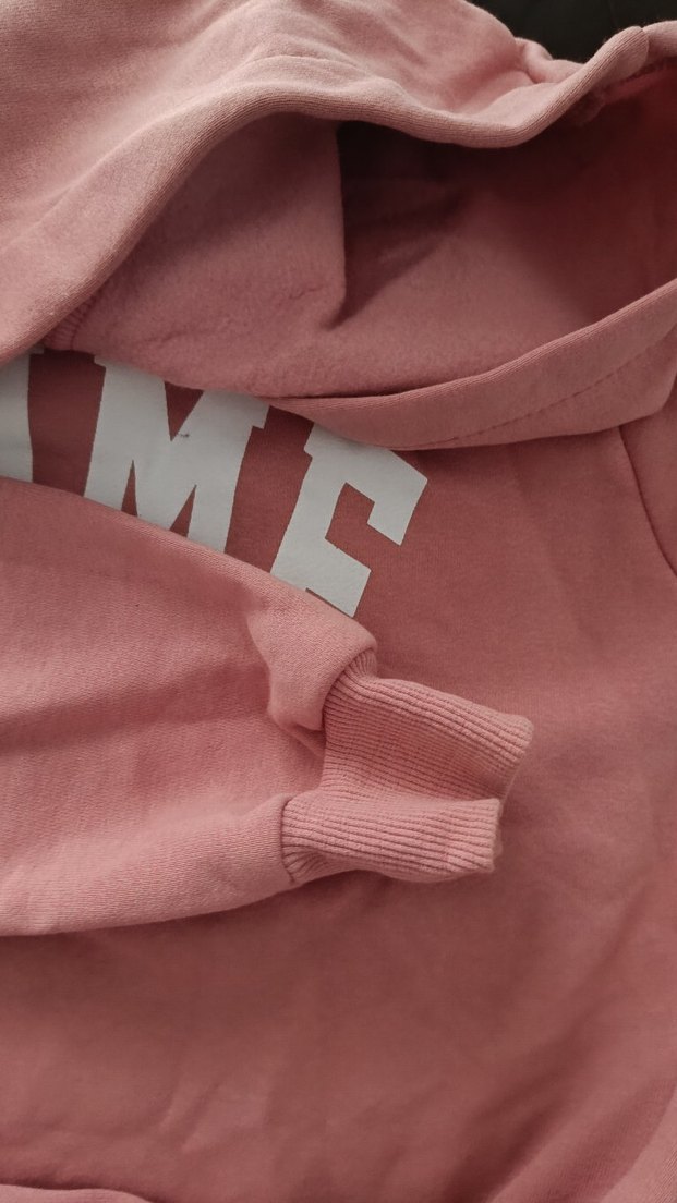 Pembe Baskılı Kadın Sweatshirt - Görsel 3