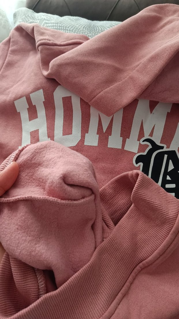Pembe Baskılı Kadın Sweatshirt - Görsel 2