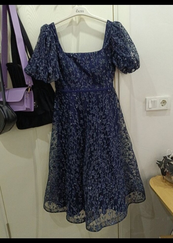 Düğün simli elbise - Görsel 2