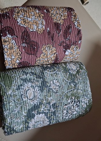 Fresh scarf desenli bürümcük şalları - Görsel 2
