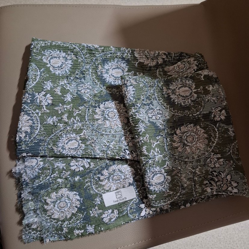 Fresh scarf desenli bürümcük şalları - Görsel 4