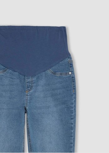 Mavi Hamile Denim Pantolon - Görsel 3