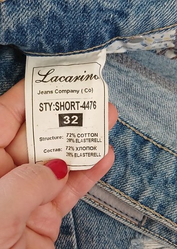 Gri Tonlu Rahat Kesim Mini Kot Şort - Görsel 2