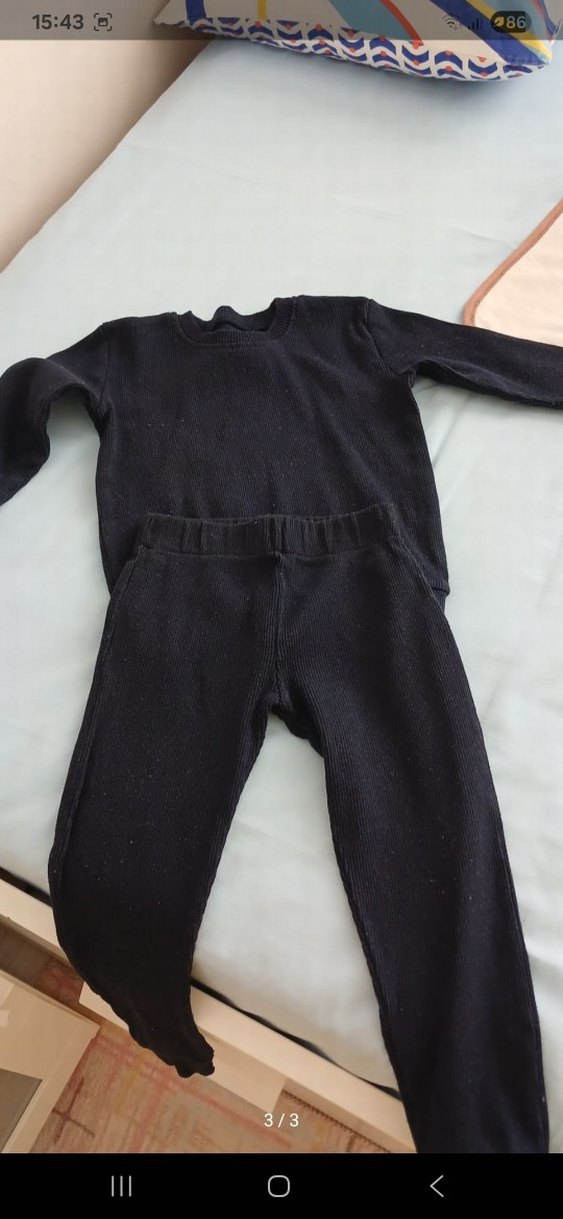 Erkek Çocuk Mavi Rahat Eşofman Takımı - Görsel 2