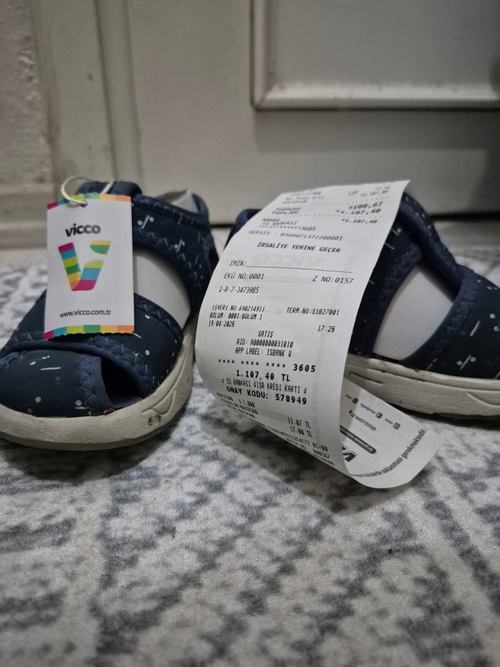 Yılan Desenli Mavi Gri Erkek Çocuk Terlik - Görsel 4