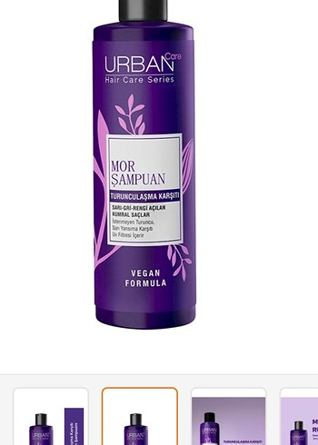 Urban Care Turunculaşma Karşıtı Mor Şampuan 250 ml - Görsel 2