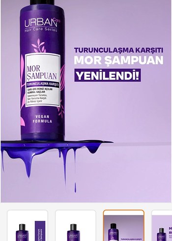 Urban Care Turunculaşma Karşıtı Mor Şampuan 250 ml - Görsel 3