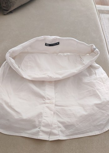 Düğmeli Beyaz Midi Hamile Eteği - Görsel 6