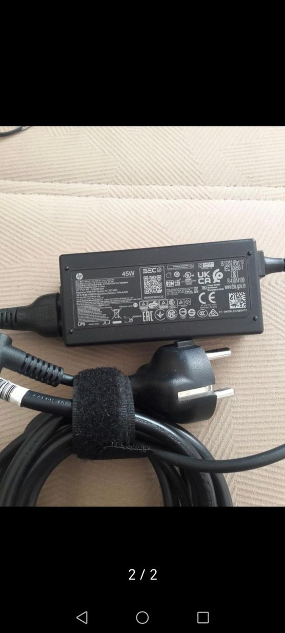 Gri Dizüstü Bilgisayar Şarj Adaptörü - Görsel 2