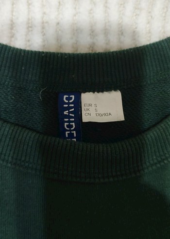 Kadın Yeşil Nakışlı Sweatshirt - Görsel 3