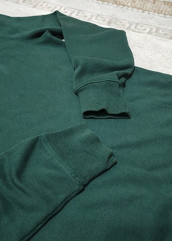 Kadın Yeşil Nakışlı Sweatshirt - Görsel 4