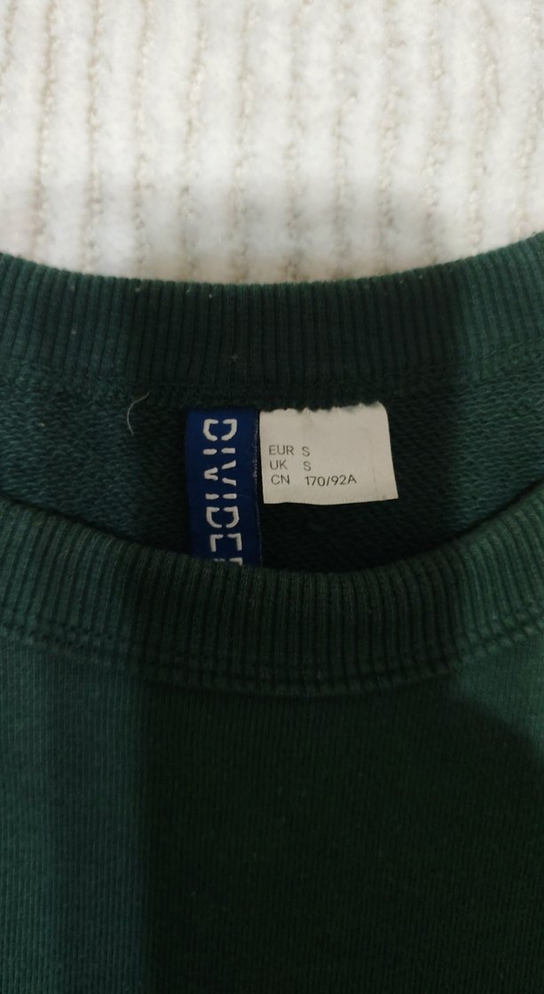 Kadın Yeşil Nakışlı Sweatshirt - Görsel 3