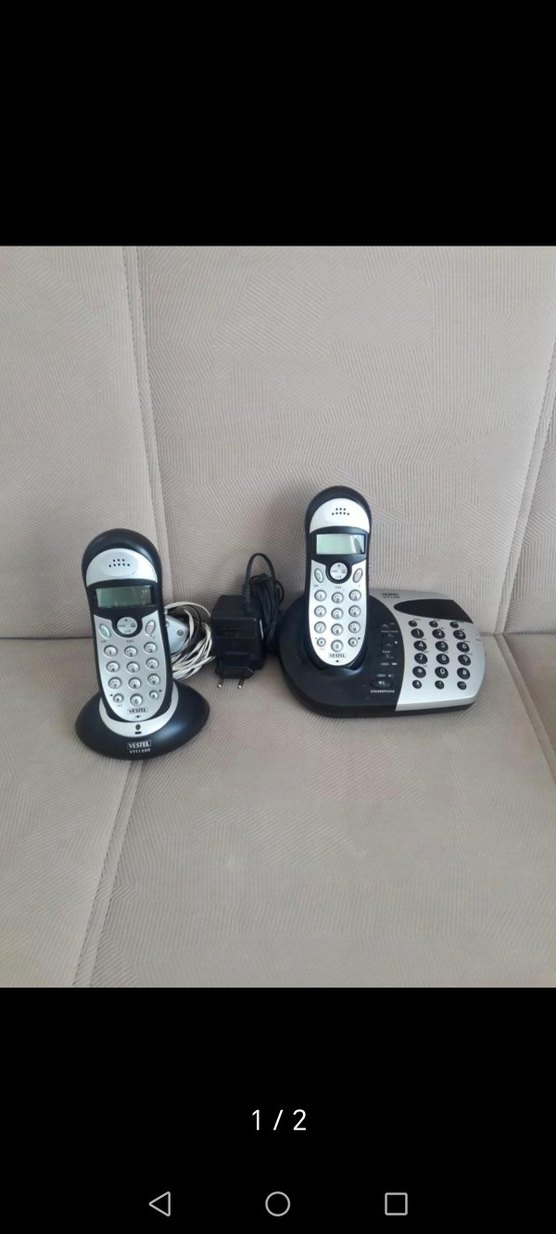 Gri Kablosuz Ev Telefonu Seti - Görsel 2