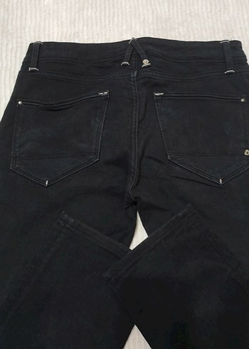 Erkek Siyah Regular Fit Denim Pantolon - Görsel 7