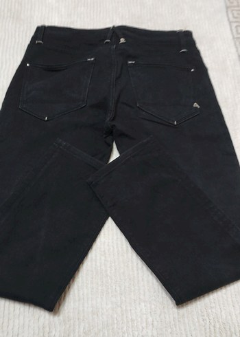 Erkek Siyah Regular Fit Denim Pantolon - Görsel 6