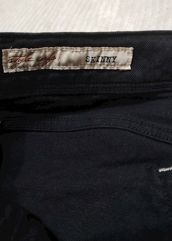 Erkek Siyah Regular Fit Denim Pantolon - Görsel 3