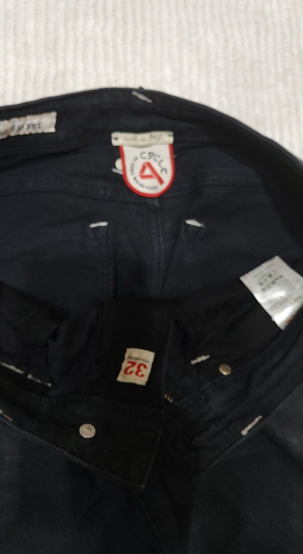 Erkek Siyah Regular Fit Denim Pantolon - Görsel 2