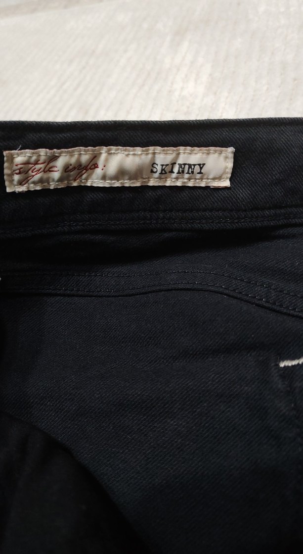 Erkek Siyah Regular Fit Denim Pantolon - Görsel 3