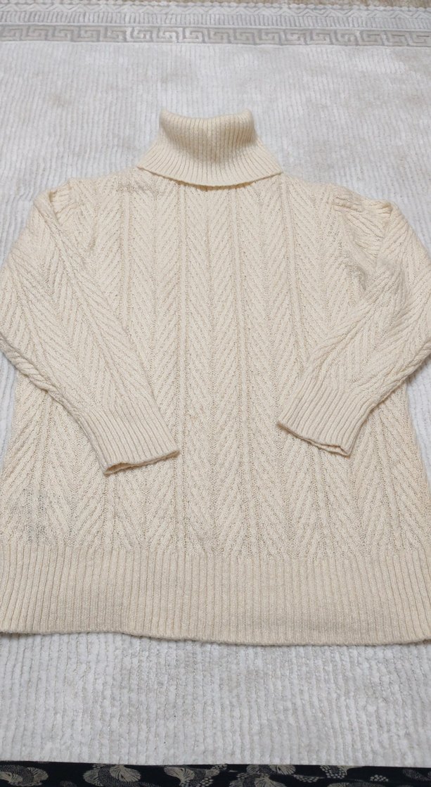 Kadın Triko Balıkçı Yaka  Kazak - Görsel 3