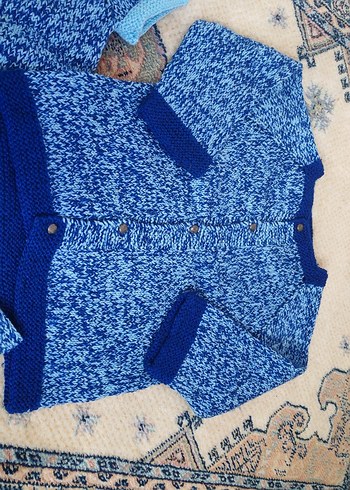 Örgü bebek hırkası - Görsel 2