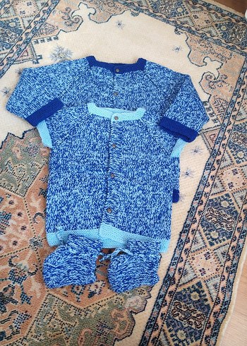 Örgü bebek hırkası - Görsel 3