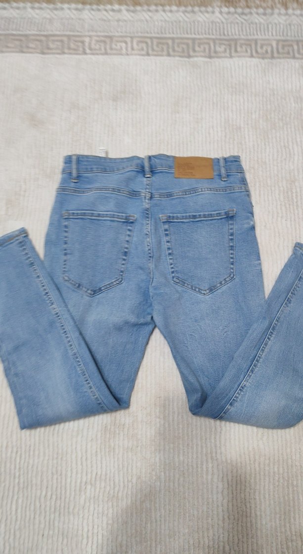 Erkek Mavi Denim Pantolon - Görsel 5
