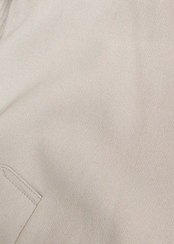 Bej Uzun Kadın Trençkot - Görsel 6