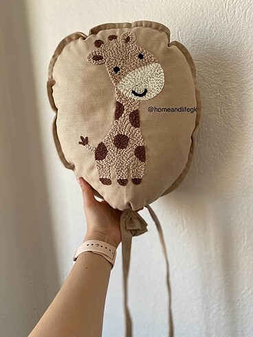 Beden kahverengi Renk Bebek bulut kapı süsü balon yastık