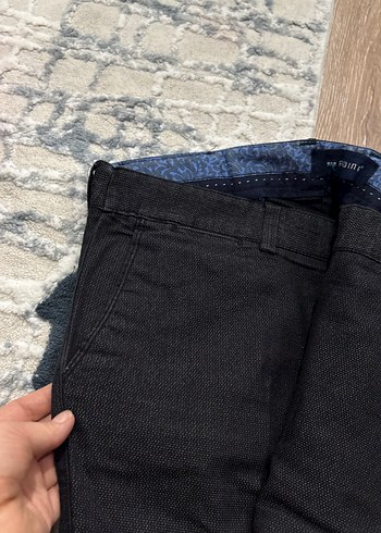 Siyah Kemerli Regular Fit Erkek Kot Pantolon - Görsel 2