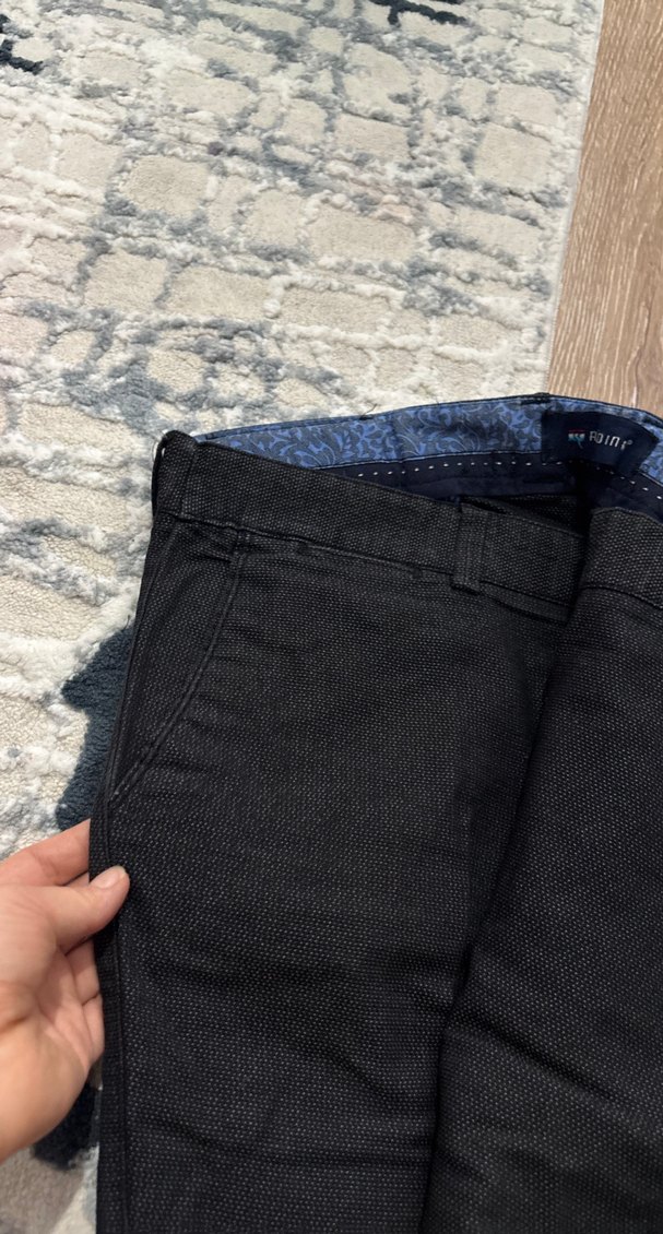 Siyah Kemerli Regular Fit Erkek Kot Pantolon - Görsel 2