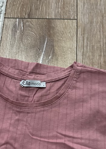 Pembe Baskılı erkek  Tişört - Görsel 3