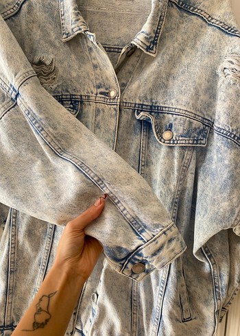 Oversize Bershka Kot Ceket - Görsel 3