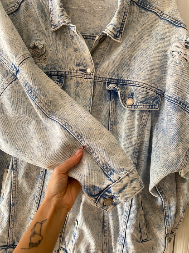 Oversize Bershka Kot Ceket - Görsel 3