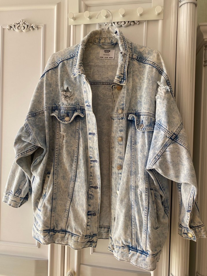 Oversize Bershka Kot Ceket - Görsel 5