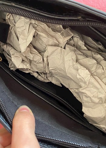 Vintage Deri Çanta - Görsel 3