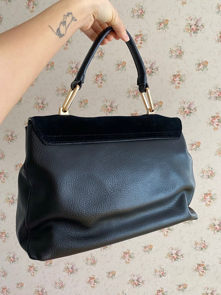 Vintage Deri Çanta - Görsel 2