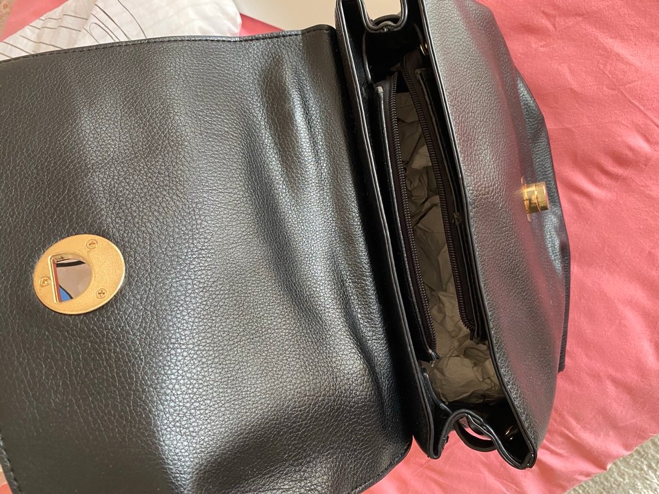 Vintage Deri Çanta - Görsel 4