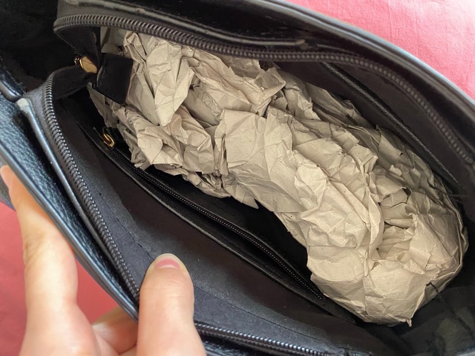 Vintage Deri Çanta - Görsel 3