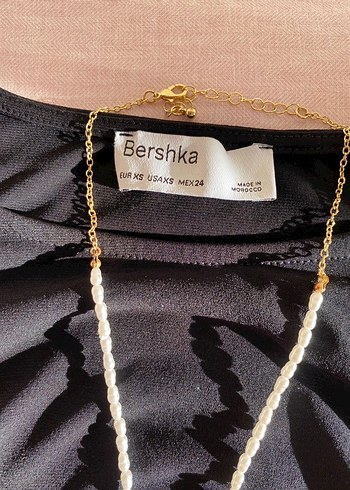 Bershka Yırtmaçlı Gece Elbisesi - Görsel 3
