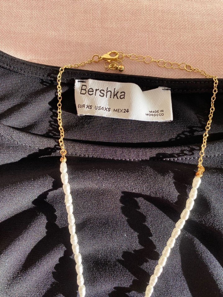 Bershka Yırtmaçlı Gece Elbisesi - Görsel 3