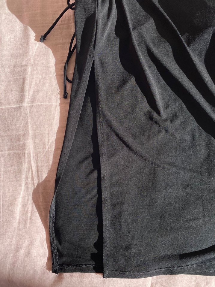 Bershka Yırtmaçlı Gece Elbisesi - Görsel 5