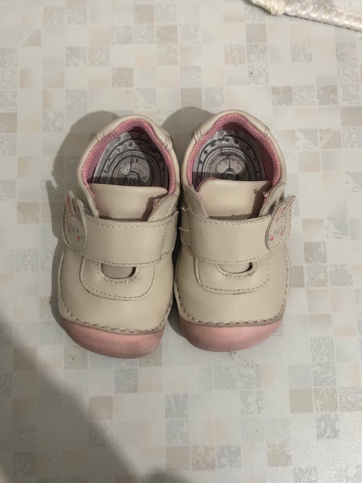 Kız Bebek Beyaz İlk Adım Ayakkabısı - Görsel 2