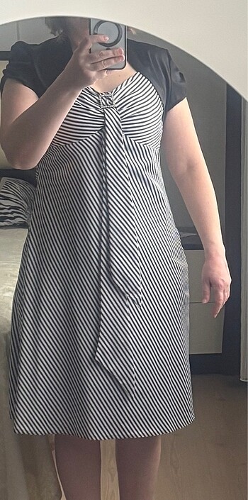 Çizgili elbise - Görsel 6