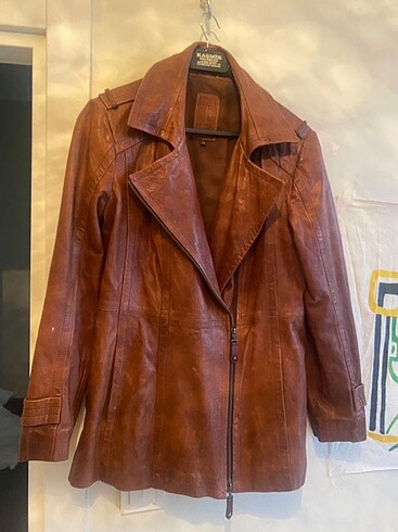 xl Beden Desa Orjinal Deri Biker Ceket