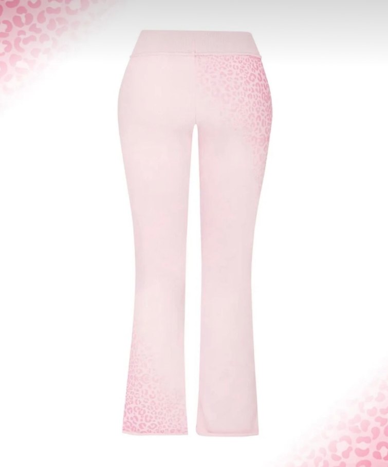 pembe leoparlı y2k eşofman takımı - Görsel 4