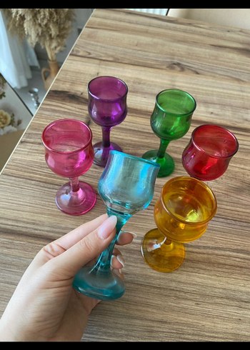Renkli Mini Kadehler Seti