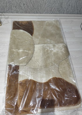 Bej Düz Banyo Paspası - Görsel 5