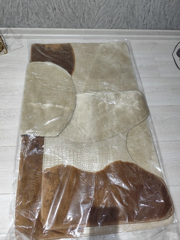 Bej Düz Banyo Paspası - Görsel 5