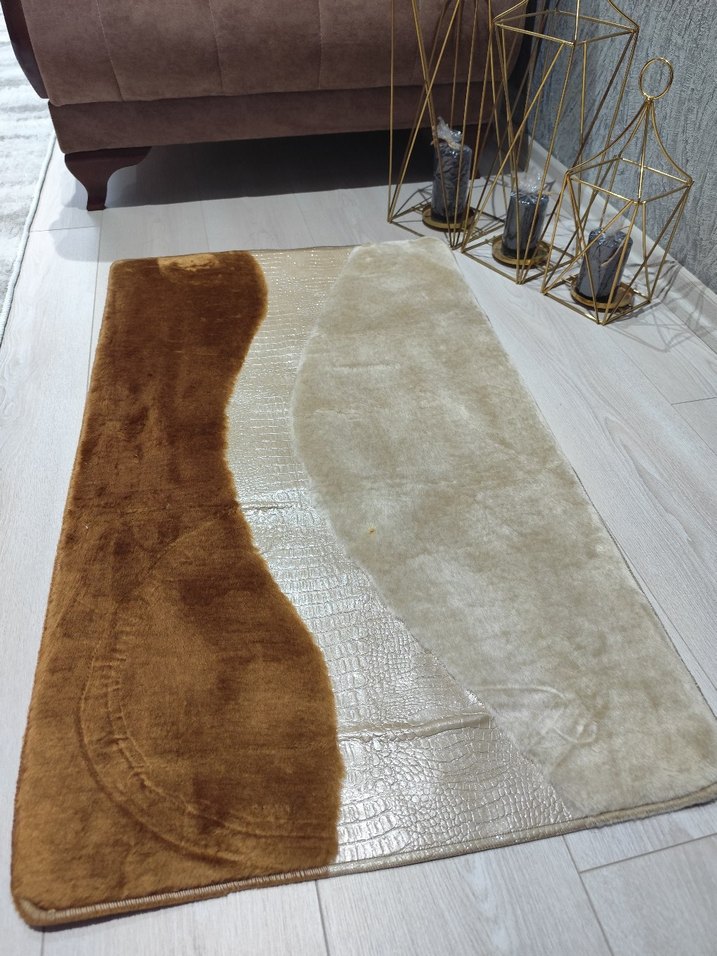 Bej Düz Banyo Paspası - Görsel 2