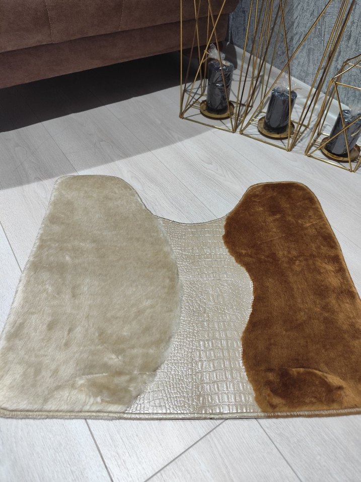 Bej Düz Banyo Paspası - Görsel 3